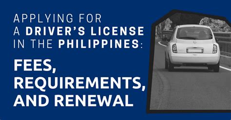 Applying for a Driver’s License in the Philippines as Expats.